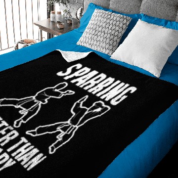 Discover Sparring Therapy Karate Boxing, Jiu Jitsu Baby Blankets