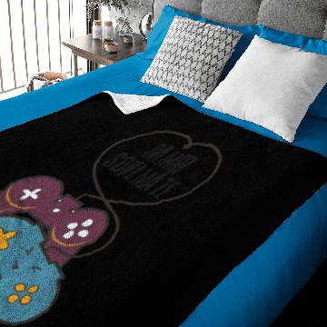 Discover Gamer Soulmate Baby Blankets