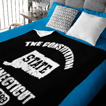 Discover Connecticut The Constitution State Since 1788 Baby Blankets