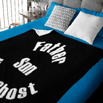 Discover Father son Holy ghost Baby Blankets
