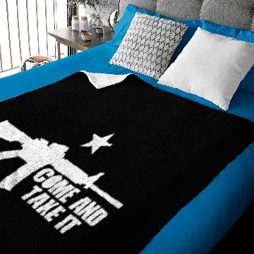 Discover Come And Take It Baby Blankets