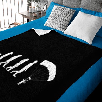 Discover Skydiving Evolution Baby Blankets