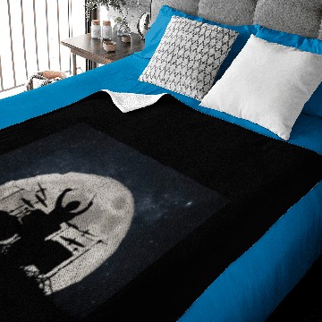 Discover Drummer Playing Drums In Moon Space Solar System Baby Blankets