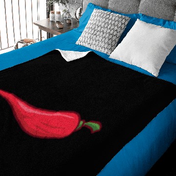 Discover Spicy - red chili pepper Baby Blankets