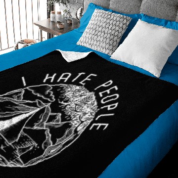 Discover I Hate People Baby Blankets