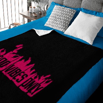 Discover Good V only beach palm trees pink vacation vac Baby Blankets