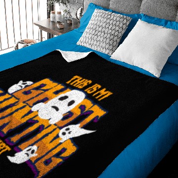 Discover This Is My Ghost Hunting design | Activity Spook Baby Blankets