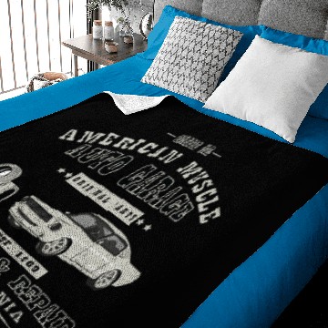 Discover Muscle car Baby Blankets