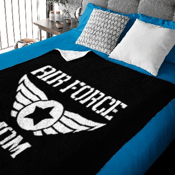 Discover Air Force Mom Baby Blankets