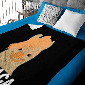 Discover Alpaca with funny hairstyle Baby Blankets