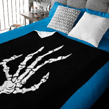 Discover Skeleton Hand Zombie Cemetery Tomb Halloween Baby Blankets