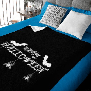Discover Halloween - Spider - Bat Baby Blankets