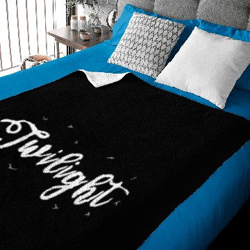 Discover Twilight Calligraphy Arts Text Design Gift Baby Blankets