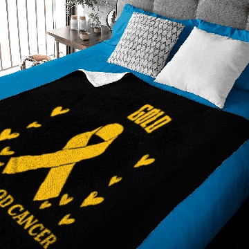 Discover Childhood Cancer Awareness Heart Baby Blankets