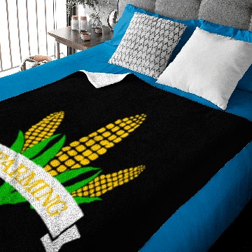 Discover Farming with (pop) corn Baby Blankets