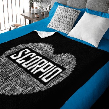 Discover Scorpio Heart Baby Blankets