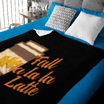 Discover Fall La La La Latte Baby Blankets