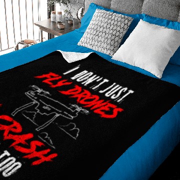 Discover Dont just fly drones - drone, quadrocopter, flight Baby Blankets