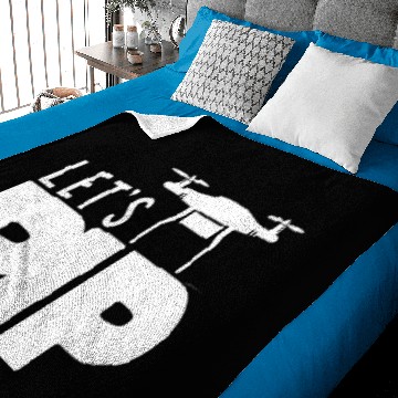 Discover Lets Rip - drone, quadrocopter, flight, crash Baby Blankets