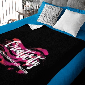Discover Creative - Creativity is intelligence having fun Baby Blankets