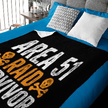 Discover Area 51 Raid Survivor Baby Blankets
