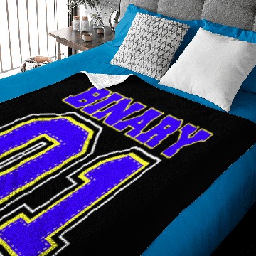 Discover Binary Computer Nerd Computer science Baby Blankets