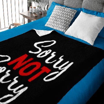 Discover Sorry Not Sorry Baby Blankets
