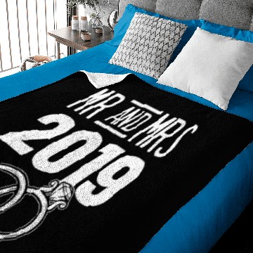 Discover Wedding Mr Mrs 2019 Baby Blankets