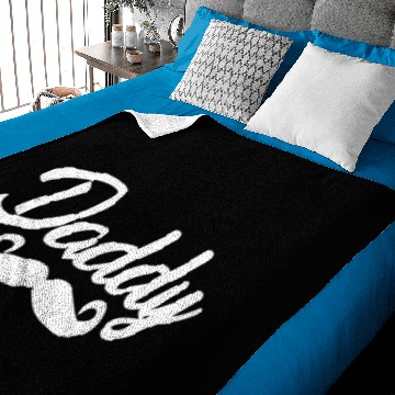 Discover Movember Day Daddy Mustache Baby Blankets