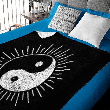 Discover Ying Yang Sun Baby Blankets