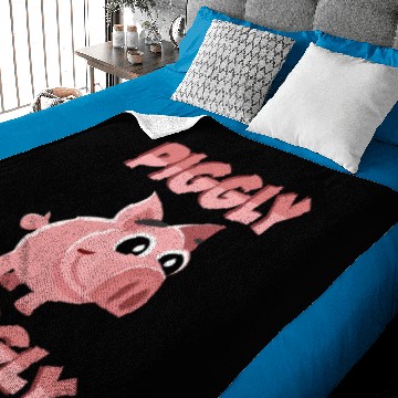 Discover Funny Pig Piggly Wiggly Baby Blankets