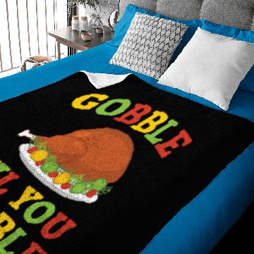 Discover Gobble 'Til You Wobble Baby Blankets