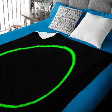 Discover Circle ring shape icon green Baby Blankets