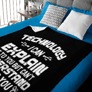 Discover Computer Technology Funny Network Engineer Gift Baby Blankets