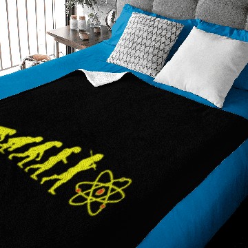 Discover SCIENCE Evolution with Atom Neutron technology Baby Blankets