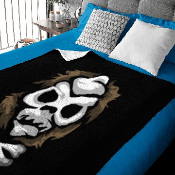 Discover Monkey skull with crossbones Baby Blankets
