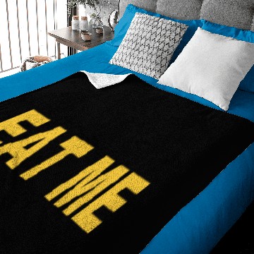 Discover Eat me pizza ringer Baby Blankets