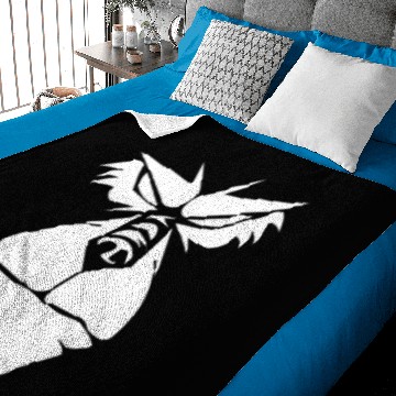 Discover An Angry Monkey Face Baby Blankets