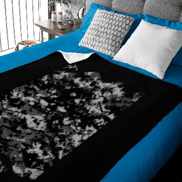 Discover Pattern with waves - Dream on camouflage black Baby Blankets