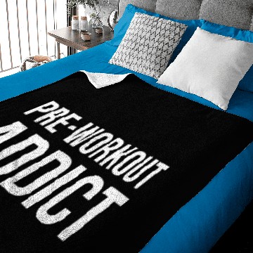 Discover pre workout addict WHITE Baby Blankets