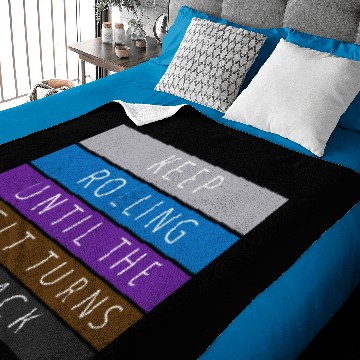 Discover Keep Rolling | BJJ | Black Belt | Jiu jitsu Baby Blankets