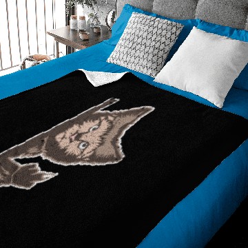 Discover Middle Finger Cat Baby Blankets