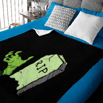 Discover Zombie RIP Baby Blankets