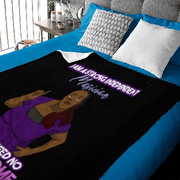 Discover Strong Independent Musician Music Metronome Baby Blankets