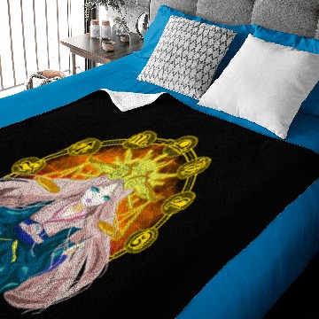 Discover Anime Princess Magical Celestial Manga Girl Baby Blankets
