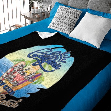 Discover California Long Beach Baby Blankets