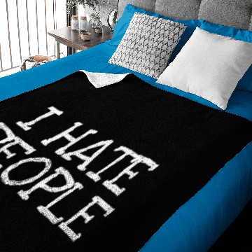 Discover I Hate People Baby Blankets