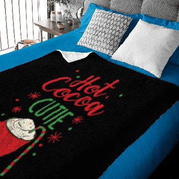 Discover Hot Cocoa Cutie Baby Blankets