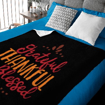 Discover Grateful Thankful Blessed Baby Blankets