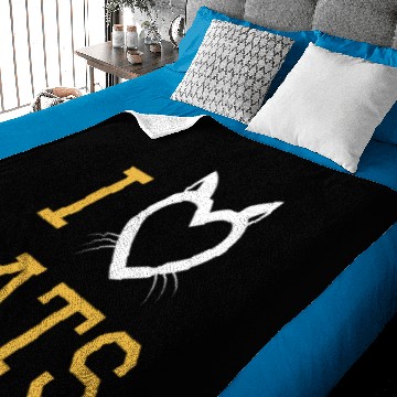 Discover I Love Cats Gift Cute Cat Lover Kittens Kitten Baby Blankets